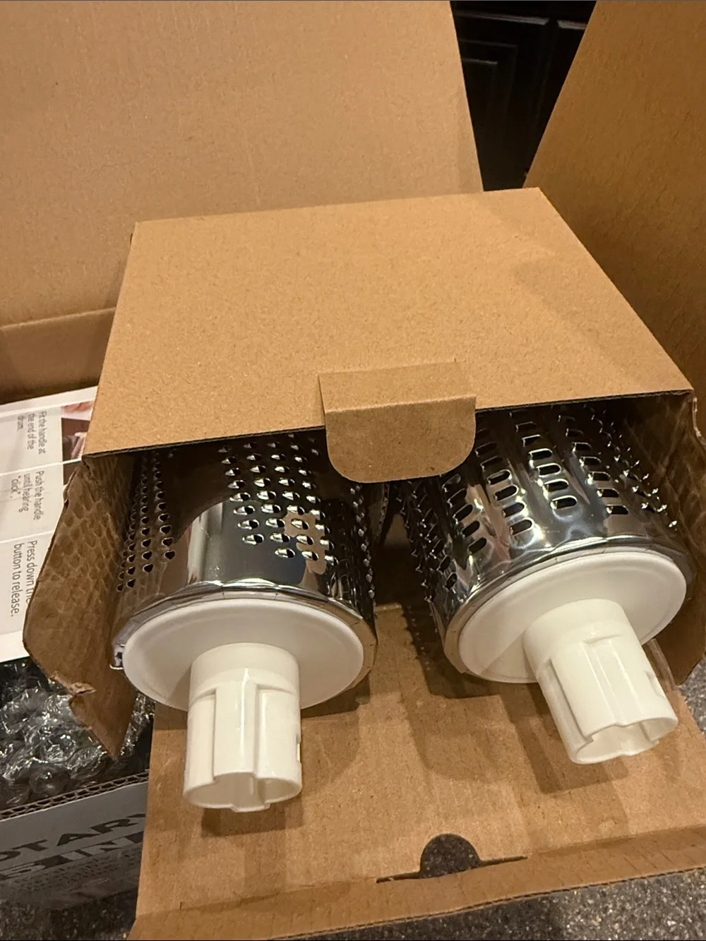 Amazon Rotary Grater 5-in-1 in Gray and Silver